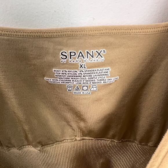 SPANX Women’s XL Slim Cognito Body Shaping Cami Underwire 210 Nude $74 NWT - Picture 6 of 6
